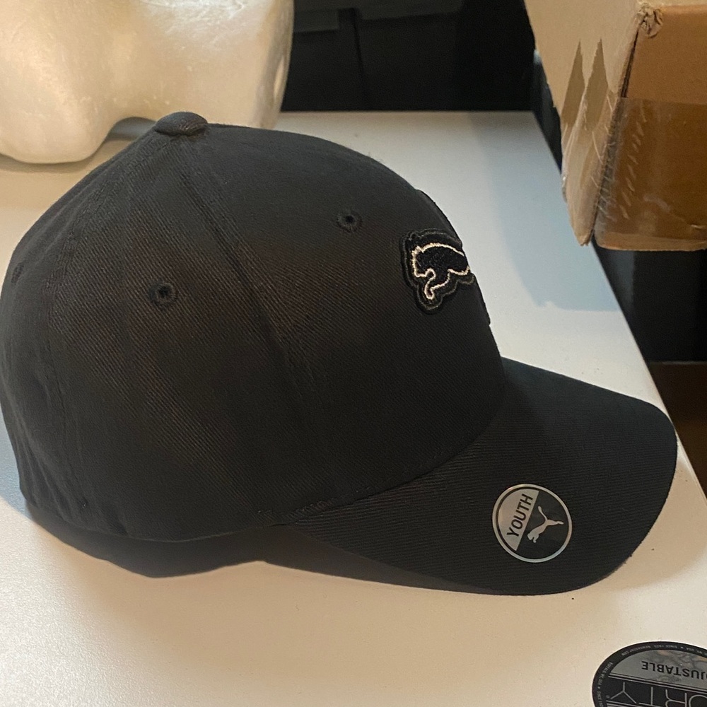 Puma Classic Black Kids Youth Cap Hat - Picture 4 of 6